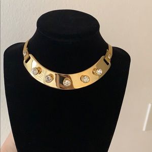Henri Bendel Gold Necklace with Silver Accents